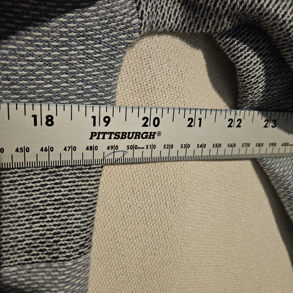 Kinross Women's Black and Gray Striped Sweater - Picture 7 of 8